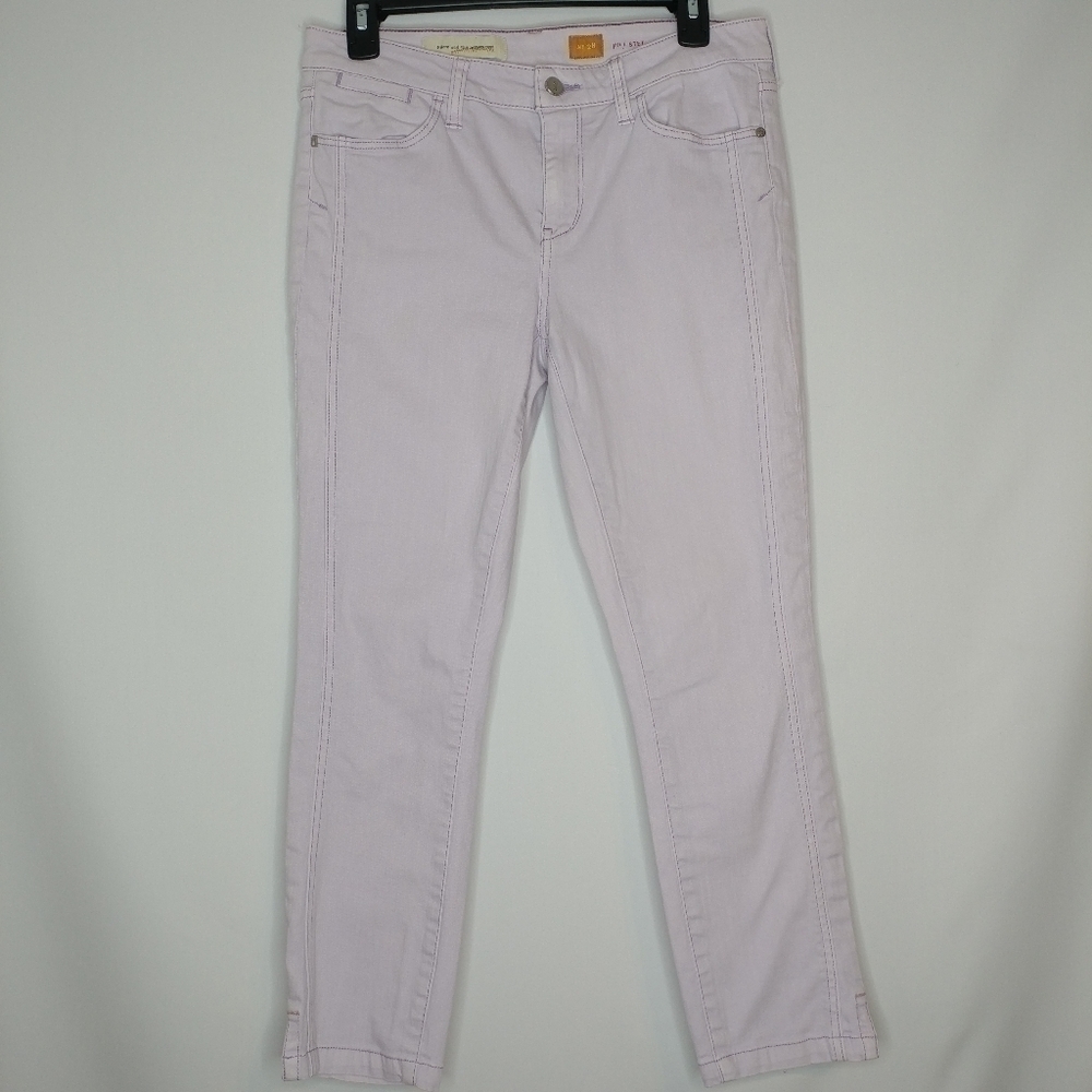 Pilcro Lilac Stet Fit Cropped Jean | Anthropologie - Picture 4 of 13
